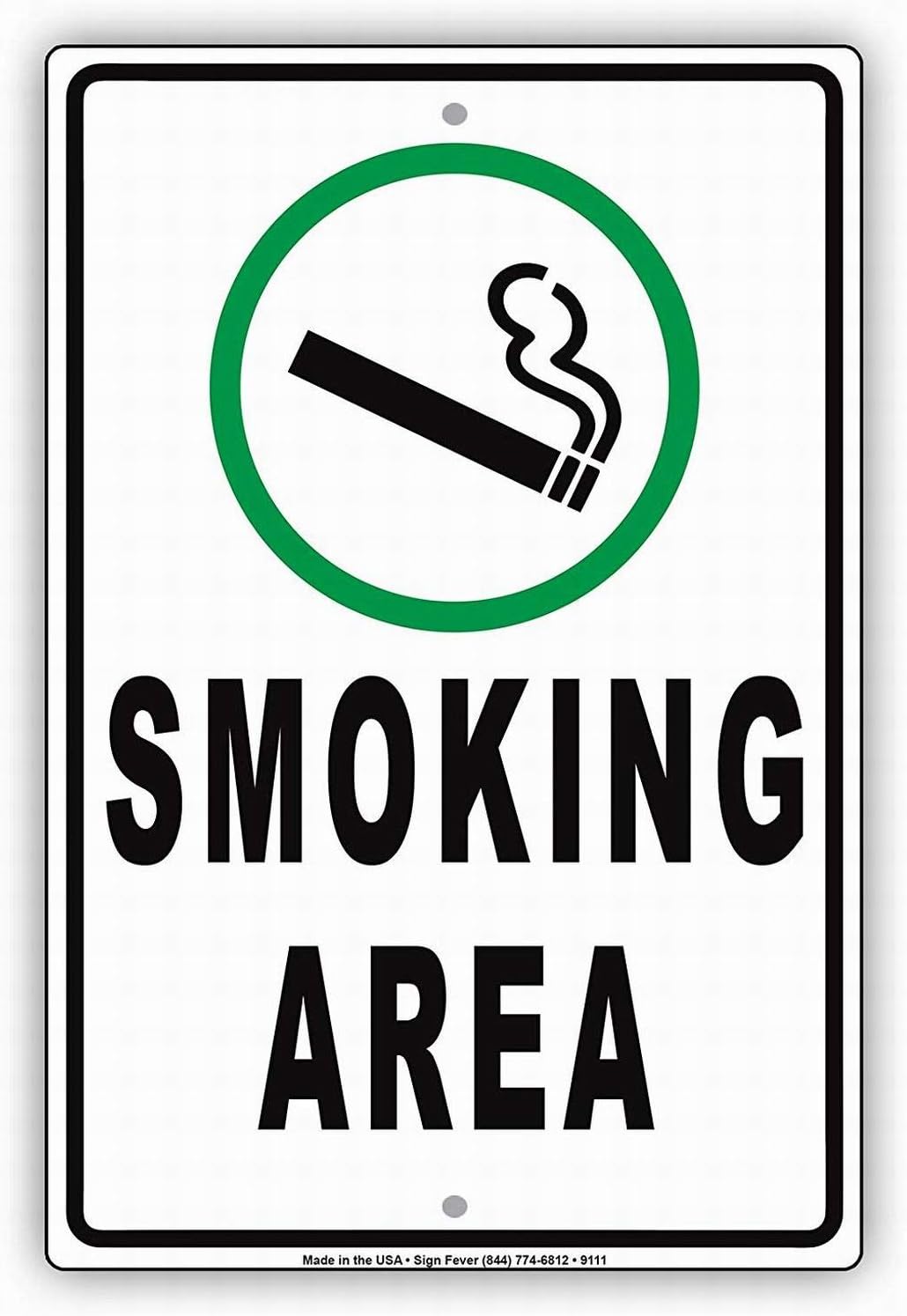 Safety Sign 12x16 Smoking Vapi - огляд і ціна Vaping Store