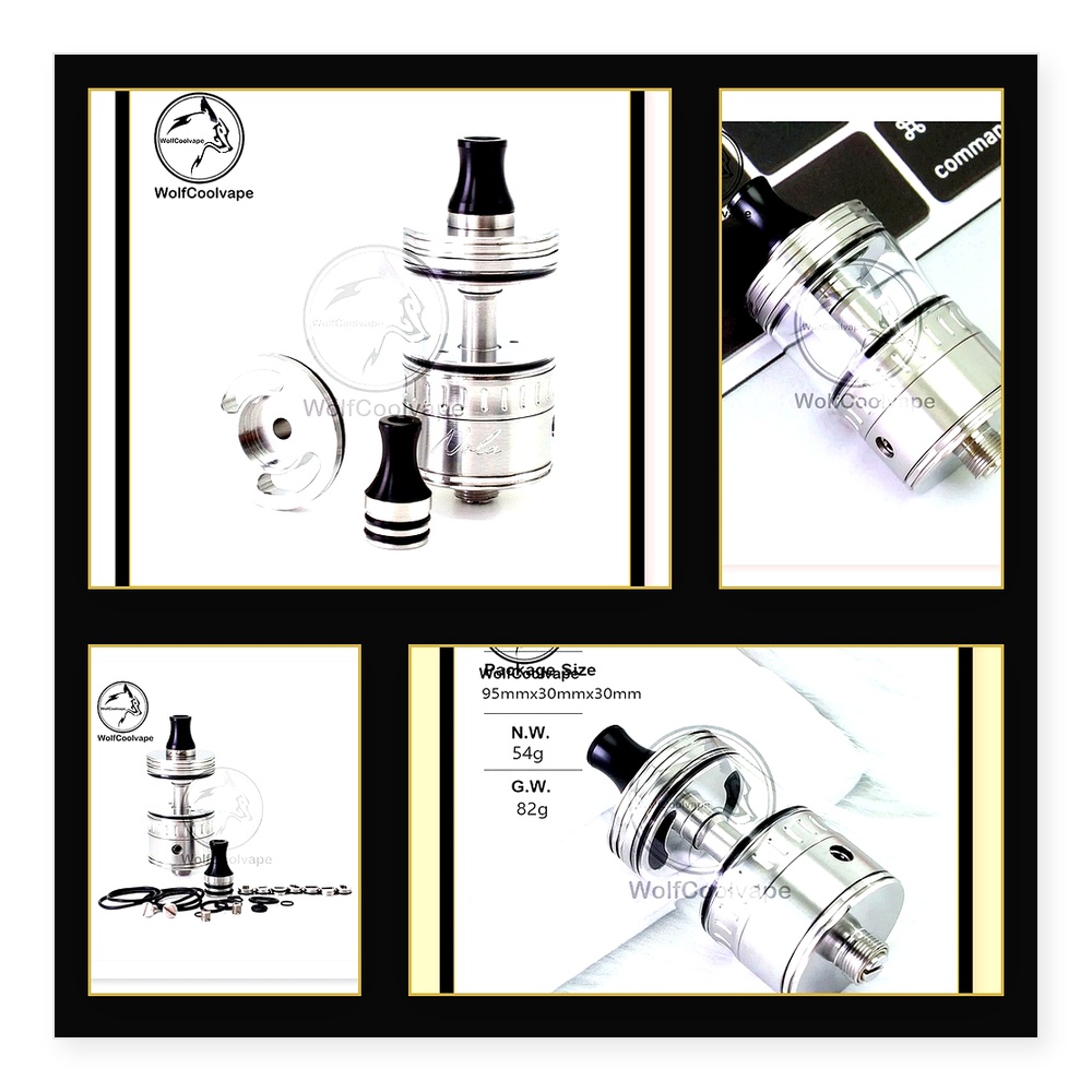 Wolfcoolvape NOLA RTA 22mm Reb - огляд і ціна Vaping Air